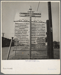 Chamber of Commerce sign. Drew, Mississippi