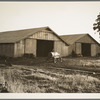 Tractor garage at the Aldridge Plantation near Leland, Mississippi