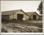 Tractor garage at the Aldridge Plantation near Leland, Mississippi