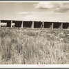 Remains of dry kiln shed. Fullerton, Louisiana. Abandoned lumber town