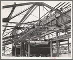 Naval stores processing plant under construction. This type of plant (first one at Jacksonville, Florida, second at Valdosta, Georgia) will probably revolutionize the turpentine industry; in future, farmers will cut their own trees and deliver their own raw gum to this type of plant. Near Valdosta, Georgia