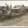 Careyville, northern Florida. The mill closed down January 1, 1937 and the occupants of these houses were dispersed