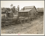 Careyville, northern Florida. The mill closed down January 1, 1937 and the occupants of these houses were dispersed