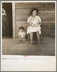 Families are left stranded without means of support when the lumber mill "cuts out." This family lives on a cut-over area. The mill has closed, and the father does WPA (Work Projects Administration) work. Near Kiln, Mississippi