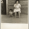 Families are left stranded without means of support when the lumber mill "cuts out." This family lives on a cut-over area. The mill has closed, and the father does WPA (Work Projects Administration) work. Near Kiln, Mississippi