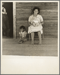 Families are left stranded without means of support when the lumber mill "cuts out." This family lives on a cut-over area. The mill has closed, and the father does WPA (Work Projects Administration) work. Near Kiln, Mississippi