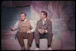 Iggie Wolfington and Robert Preston in the stage production The Music Man