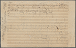 Sketches for the prelude and act one of Tristan und Isolde