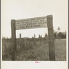 Roadsign near Fullerton, Louisiana