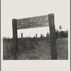 Roadsign near Fullerton, Louisiana
