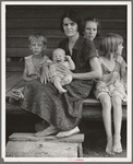 Cotton sharecropper family. Macon County, Georgia