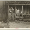 Tenant family with six children who are rural rehabilitation clients of the Farm Security Administration. Greene County, Georgia