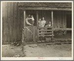 Tenant family with six children who are rural rehabilitation clients of the Farm Security Administration. Greene County, Georgia