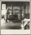 Interior of plantation house now vacant but for two rooms occupied by an old Negro couple. Negro tenants, Greene County, Georgia