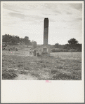 Standing chimneys are a common sight in Greene County. They often stand in gullied fields indicating where a plantation house once stood. Georgia