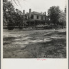 Plantation house where the Wray family has lived for generations. A cotton plantation of 2700 acres, employing fifty tenant families in 1918 and seven tenant families in 1937. Greene County, Georgia