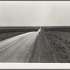 The highway going West. U.S. 80 near Lordsburg, New Mexico