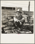 Native Texas tenant farmer. Near Goodliet [sic], Texas. Aged seventy; seventeen years on the same farm. Is to be "tractored out" at the end of 1938. One son has been tractored out and has been on WPA (Work Projects Administration) for two years