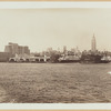 North (Hudson) River - Shore and skyline - Manhattan - Midtown skyline between 14th and 59th Streets