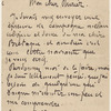Emile Bernard letter to Albert Aurier