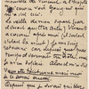 Emile Bernard letter to Albert Aurier
