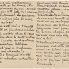 Emile Bernard letter to Albert Aurier