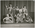 Shogola Oloba dance troupe with Asadata Dafora (front, center) and Esther Rolle (front, right)