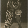 Asadata Dafora and a female dancer in a standing duet