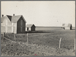 Vacant farmhouse in area of mechanization and drought near Olustee, Oklahoma