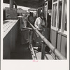 Mexicans entering the United States. United States immigration station, El Paso, Texas.