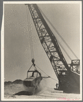 The All-American Canal under construction, Imperial County, California. This big earth ditch will open new territory for cultivation by bringing water for irrigation to deserts of southern California adjacent to the Imperial Valley