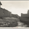 Street of Mexican village up in the hills. Cordova, New Mexico