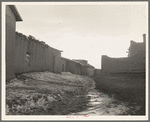 Street of Mexican village up in the hills. Cordova, New Mexico