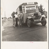 Sunday morning, Kern County, California. Many Texans, Oklahomans, Arkansans, are settling in this country; their cultures and forms of religious expression are being transferred with them