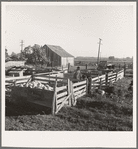 Farmyard of rural rehabilitation client. Tulare County, California