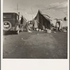 Auto camp which rents tent space where migrant citrus workers live. Tulare County, California