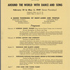 Around the World with Dance and Song