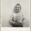 Migrant child in Shafter camp, Farm Security Administration. California