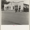 During the cotton strike, the International Labor Defense distributes clothing and shoes to destitute families of striking cotton pickers. Kern County, California