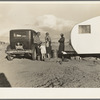 Migratory family from Louisiana, been in California eighteen months now on Works Progress Administration (WPA), receives fifty-five dollars a month. No house available in nearest town under twenty dollars a month