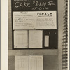 Bulletin board in the office of the Kaweah Delta co-operative gin. Tulare County, California