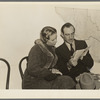 Night meeting in the Farm Security Administration (FSA) office, Rural Rehabilitation Division, Visalia, Tulare County, California. 144 families have applied for Farm Purchase Loans under the Farm Tenancy Act, passed by Congress in 1937