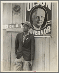Migratory field worker, leader of the cotton strike of October 1938, which took place just before the election. Kern County, California