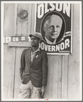 Migratory field worker, leader of the cotton strike of October 1938, which took place just before the election. Kern County, California