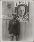 Migratory field worker, leader of the cotton strike of October 1938, which took place just before the election. Kern County, California