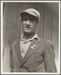 Ex-Oklahoma farmer, one of the leaders in the strike of cotton pickers. Kern County, California. The growers set price of cotton at seventy-five cents per one hundred pounds picked, and the pickers refused to enter the fields