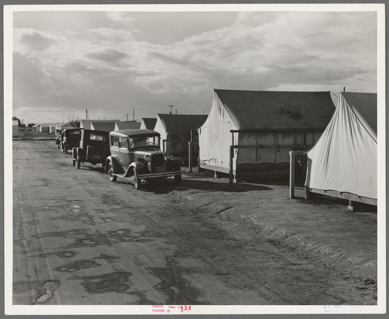 Shafter camp for migrant workers (Farm Security AdministrationFSA