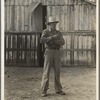 Small cotton farmer, Kern County, California. He leases the land, and pays 1/4 of the crop for rent, also pays the water bill (irrigation). "It's come to that there's not going to be any more small farms in California"