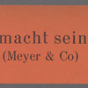 Meyer & Co.