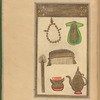 The Prophet's cloak, prayer beads, comb, ewer and basin, and toothbrush